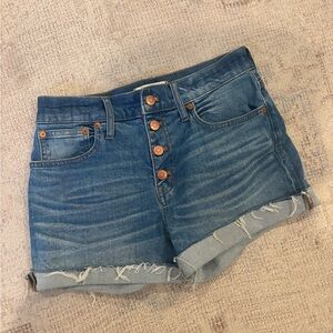 Madewell High-Rise Denim Shorts size 27